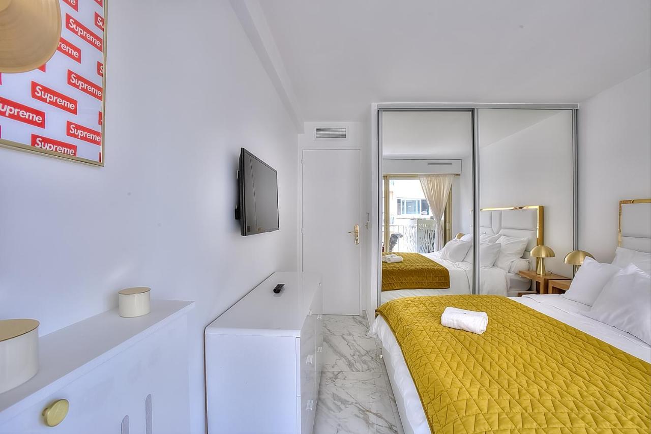 Luxury 4 Stars Apartment With 2 Terraces, Cannes Croisette Екстер'єр фото